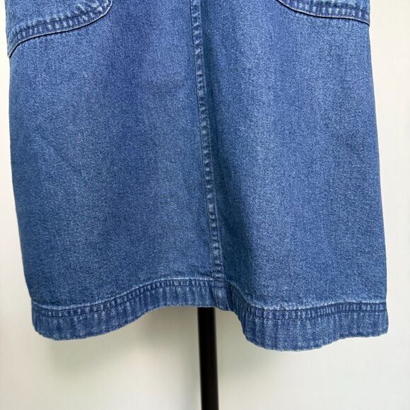 Vintage Original TY Wear Denim Dress, Women's 18W, Short Sleeves, Knee Length - Picture 11 of 14
